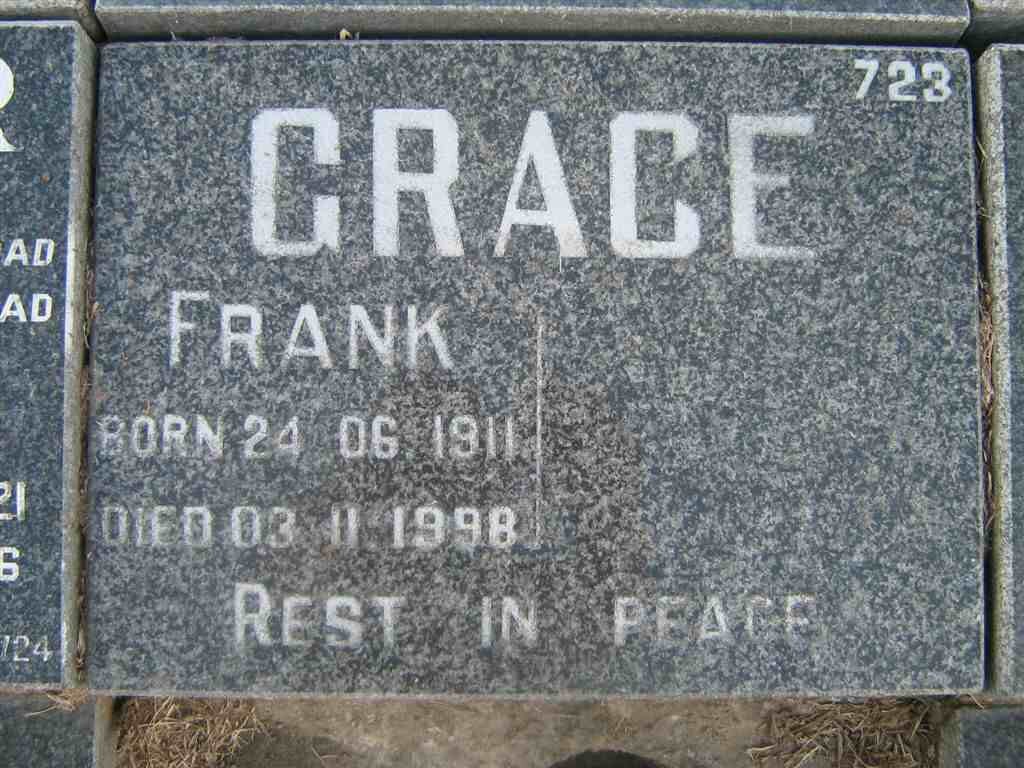 GRACE Frank 1911-1998