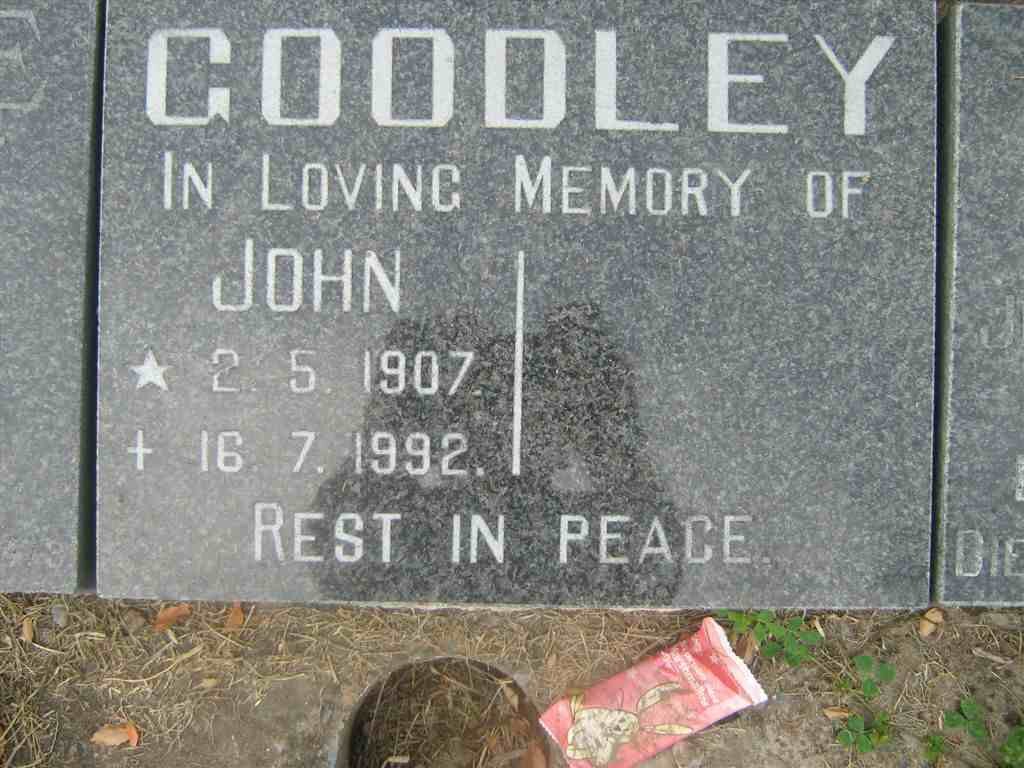 GOODLEY John 1907-1992
