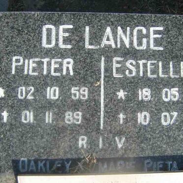 LANGE Pieter, de 1959-1989 &amp; Estelle D. 1956-1999