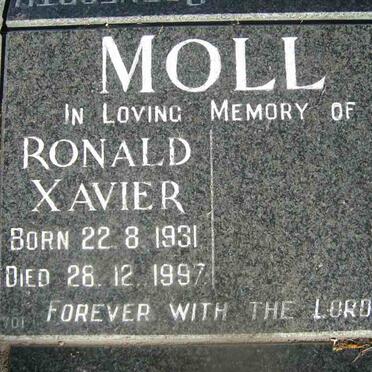 MOLL Ronald Xavier 1931-1997
