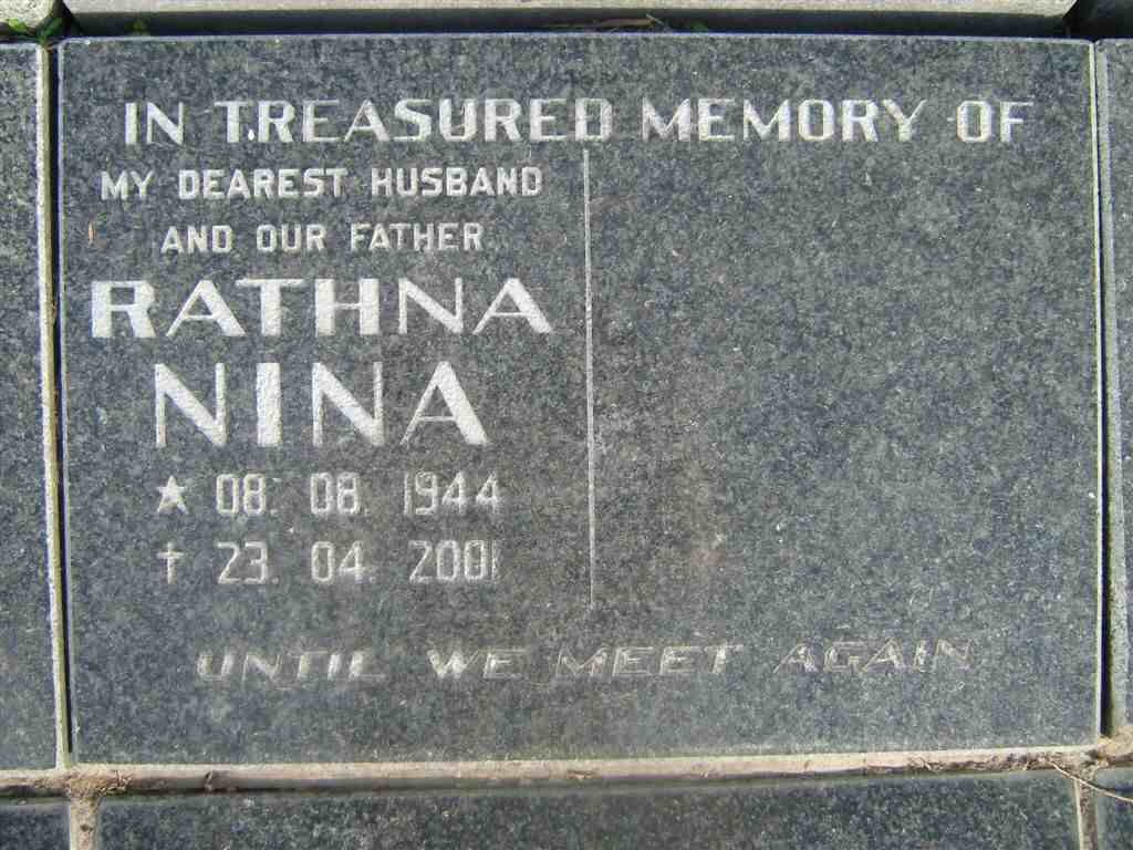 NINA Rathna 1944-2001
