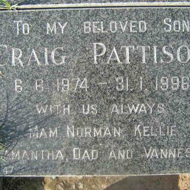 PATTISON Craig 1974-1996
