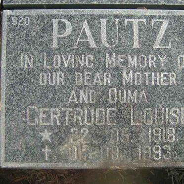 PAUTZ Gertrude Louise 1918-1993
