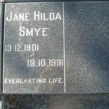 SMYE Jane Hilda 1901-1991