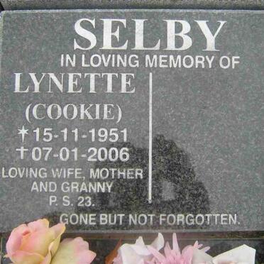 SELBY Lynette 1951-2006