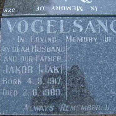 VOGELSANG Jakob  1917-1988