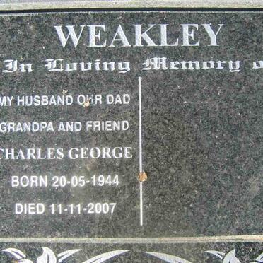 WEAKLEY Charles George 1944-2007