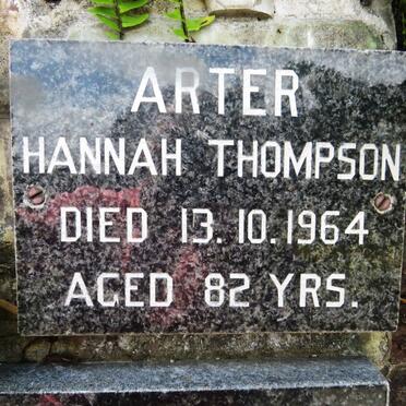 ARTER Hannah Thompson -1964