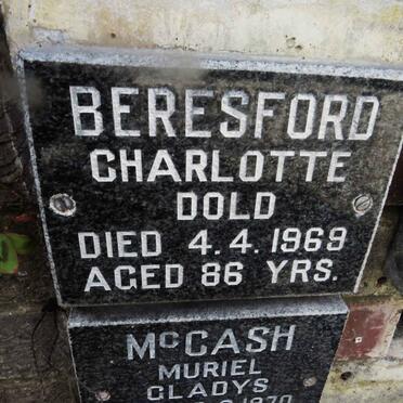 BERESFORD Charlotte Dold -1969