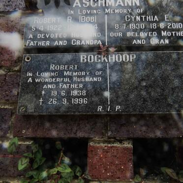 BOCKHOOP Robert 1938-1996