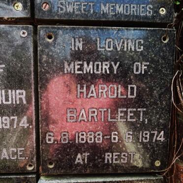 BARTLEET Harold 1888-1974