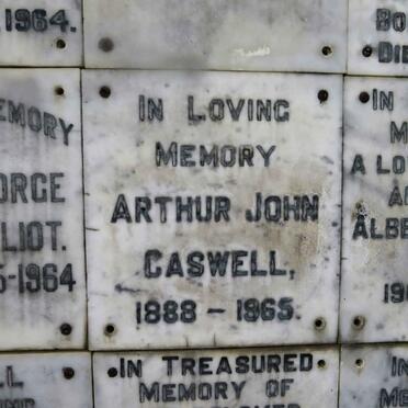 CASWELL Arthur John 1888-1965