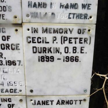 DURKIN Cecil P. 1899-1966