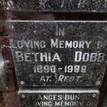 DOBB Bethia 1890-1989