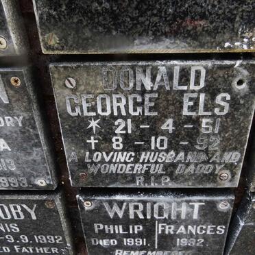 ELS Donald George 1951-1992