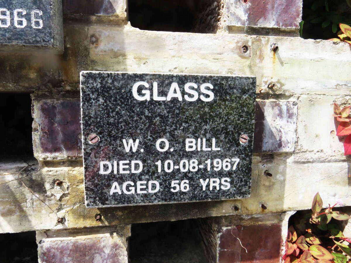 GLASS W.O. -1967