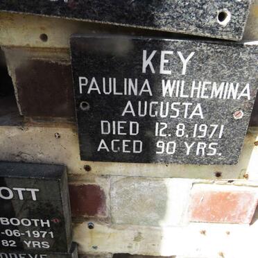 KEY Paulina Wilhemina Augusta -1971