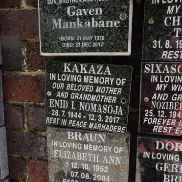 KAKAZA Enid I. Nomasoja 1944-2017