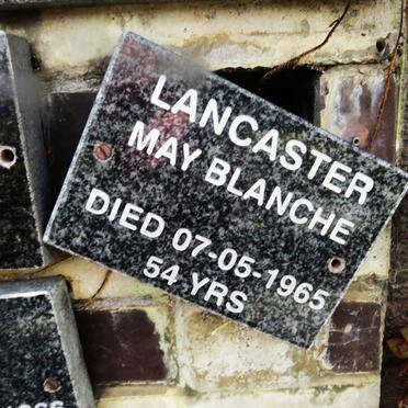 LANCASTER May Blanche -1965