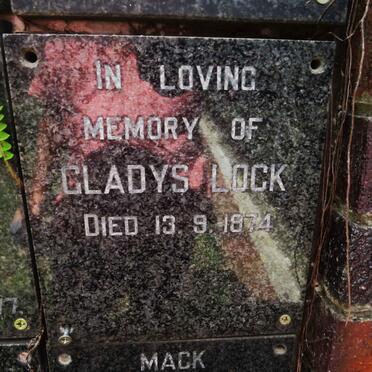 LOCK Gladys -1874