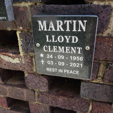 MARTIN Lloyd Clement 1956-2021