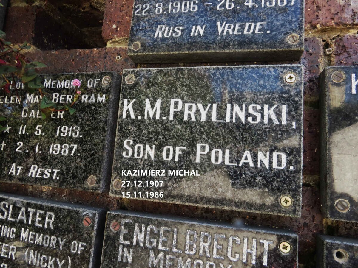 PRYLINSKI Kazimierz Michal 1907-1986