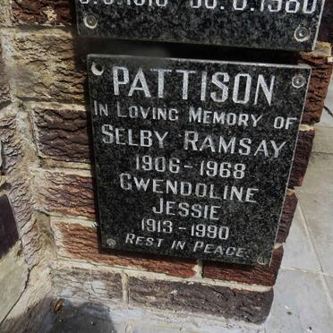 PATTISON Selby Ramsay 1906-1968 &amp; Gwendoline Jessie 1913-1990