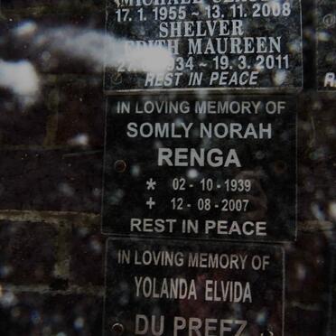 RENGA Somly Norah 1939-2007