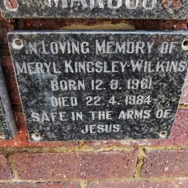 WILKINS Meryl, KINGSLEY 1961-1984