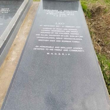 BORMAN Leo 1921-2021