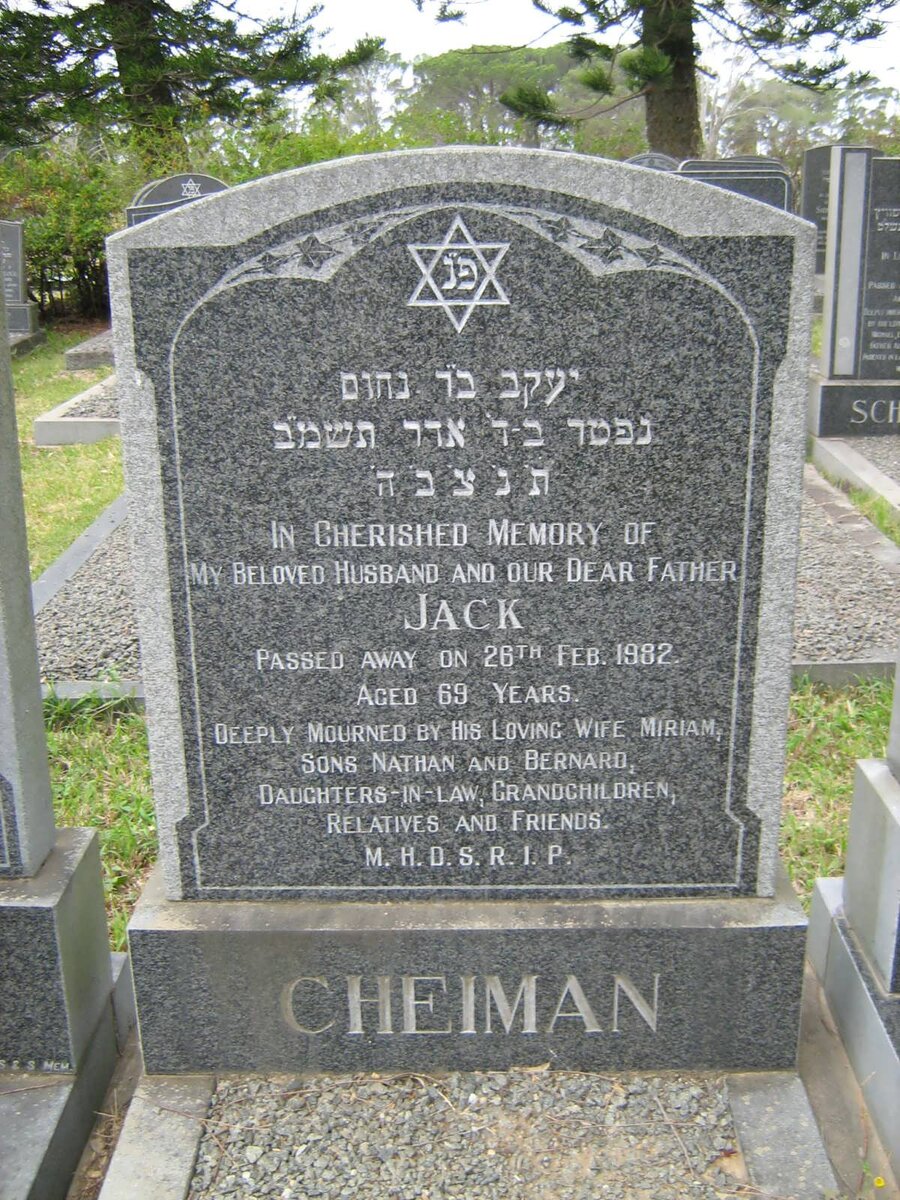 CHEIMAN Jack -1982 