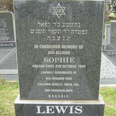 LEWIS Sophie -1998