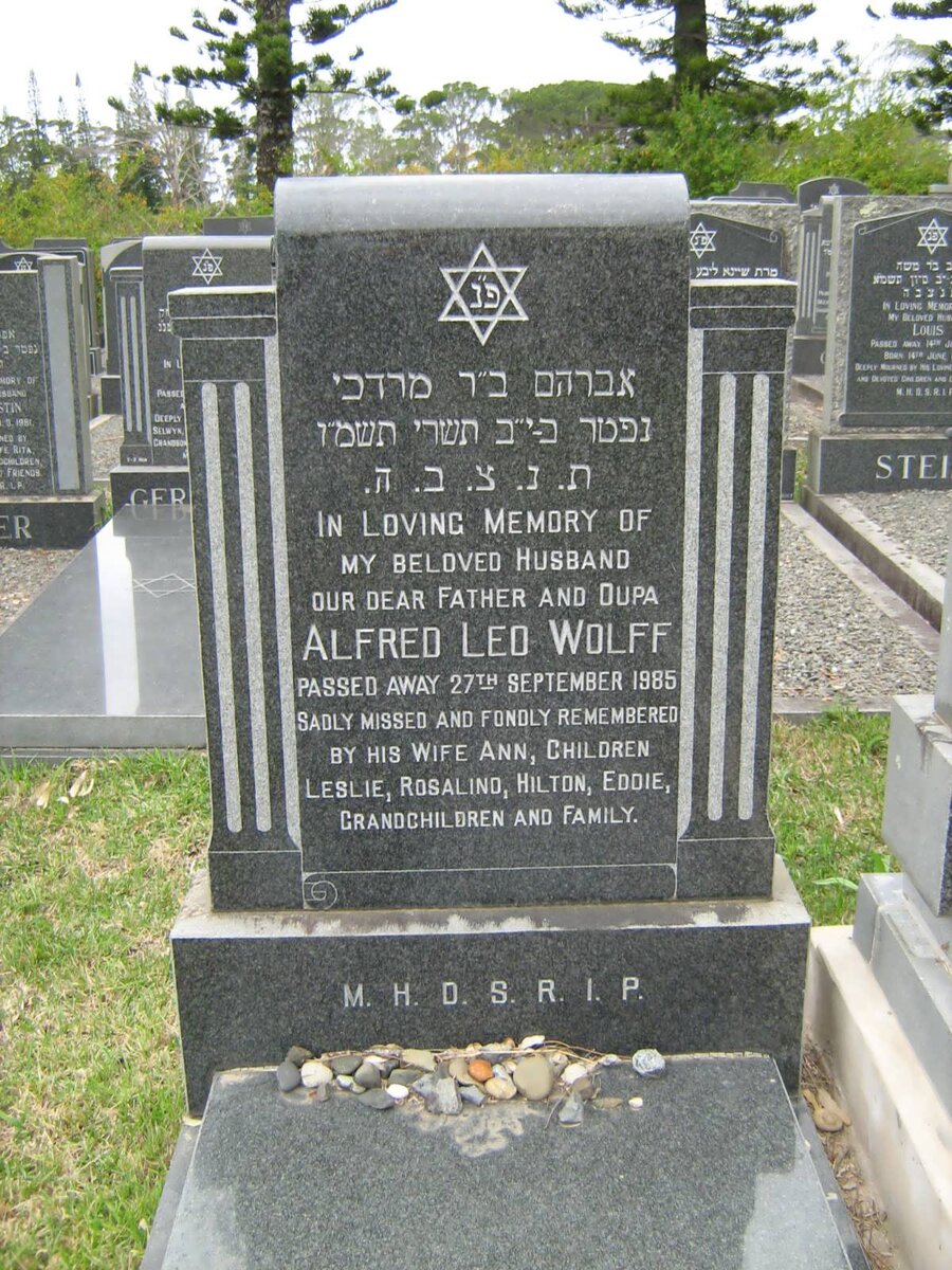 WOLFF Alfred Leo -1985