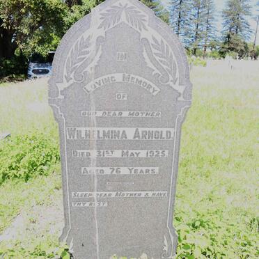 ARNOLD Wilhelmina -1925