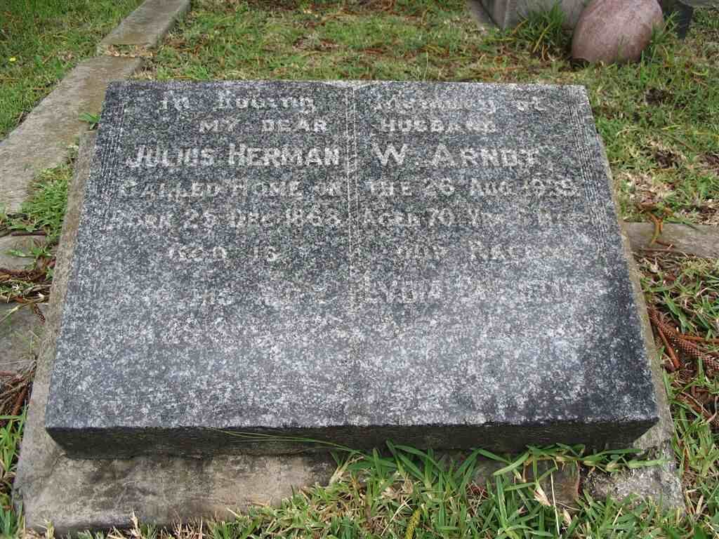 ARNDT Julius Herman W. 1868-1939