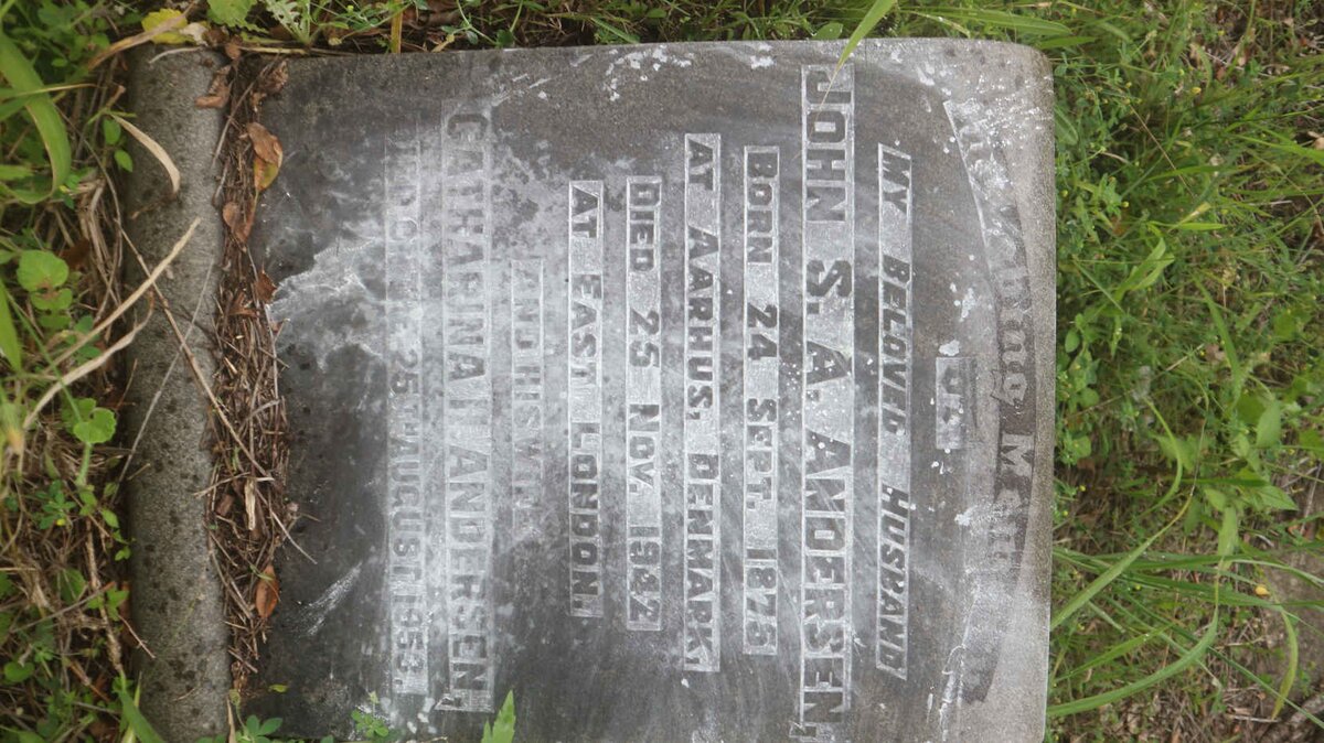 ANDERSEN John S.A. 1875-1942 &amp; Catharina -1953