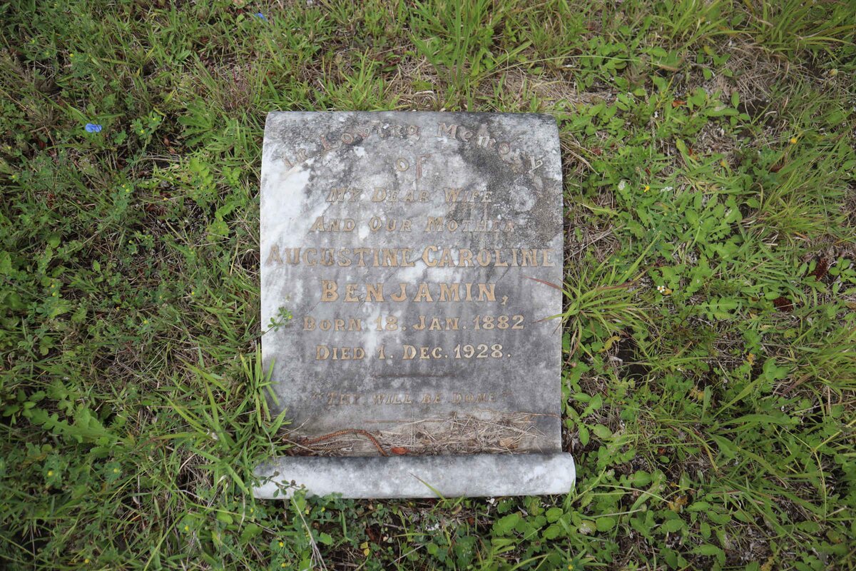 BENJAMIN Augustine Caroline 1882-1928