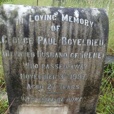 BOYELDIEU George Paul -1937