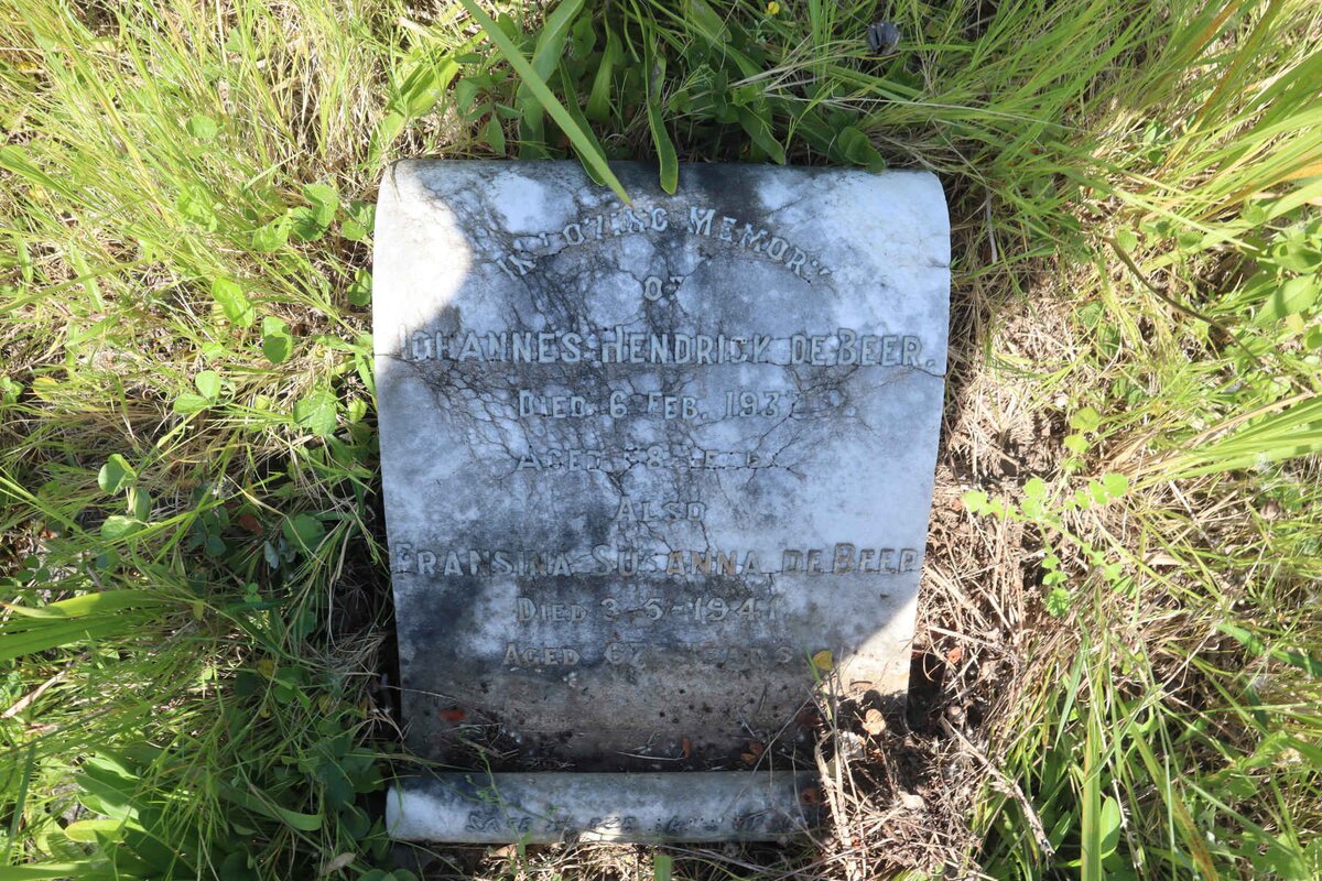 BEER Johannes Hendrick, de 193? &amp; Fransina Susanna -1941