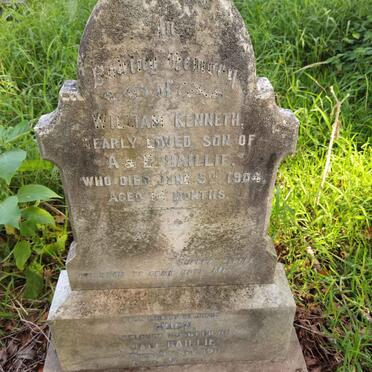 BAILLIE William Kenneth  -1904 :: BAILLIE Hugh  -1911