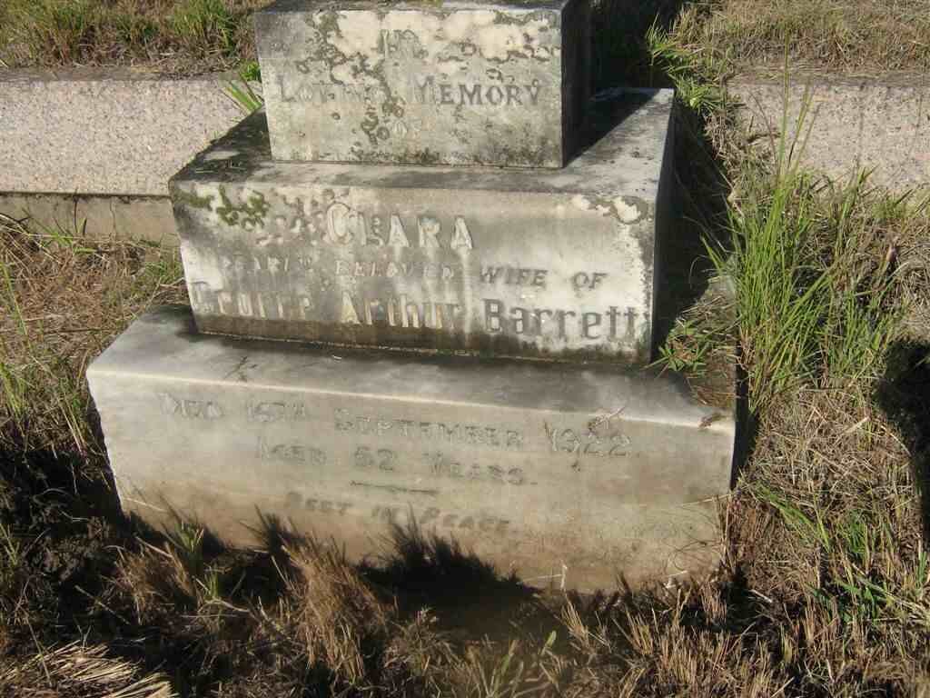 BARRETT Clara -1922