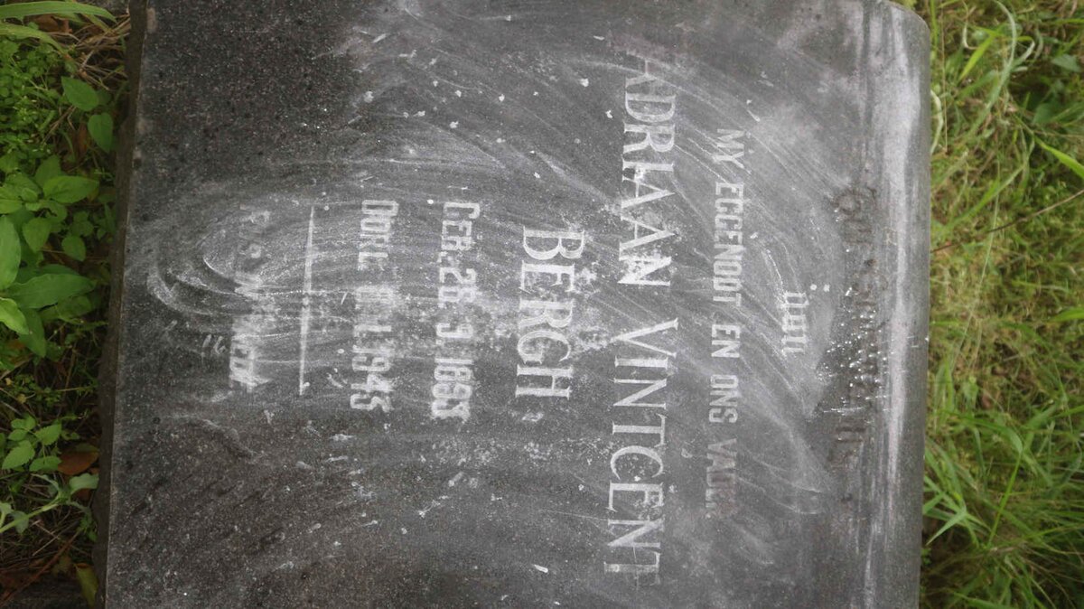 BERGH Adriaan Vintcent 1893-1945