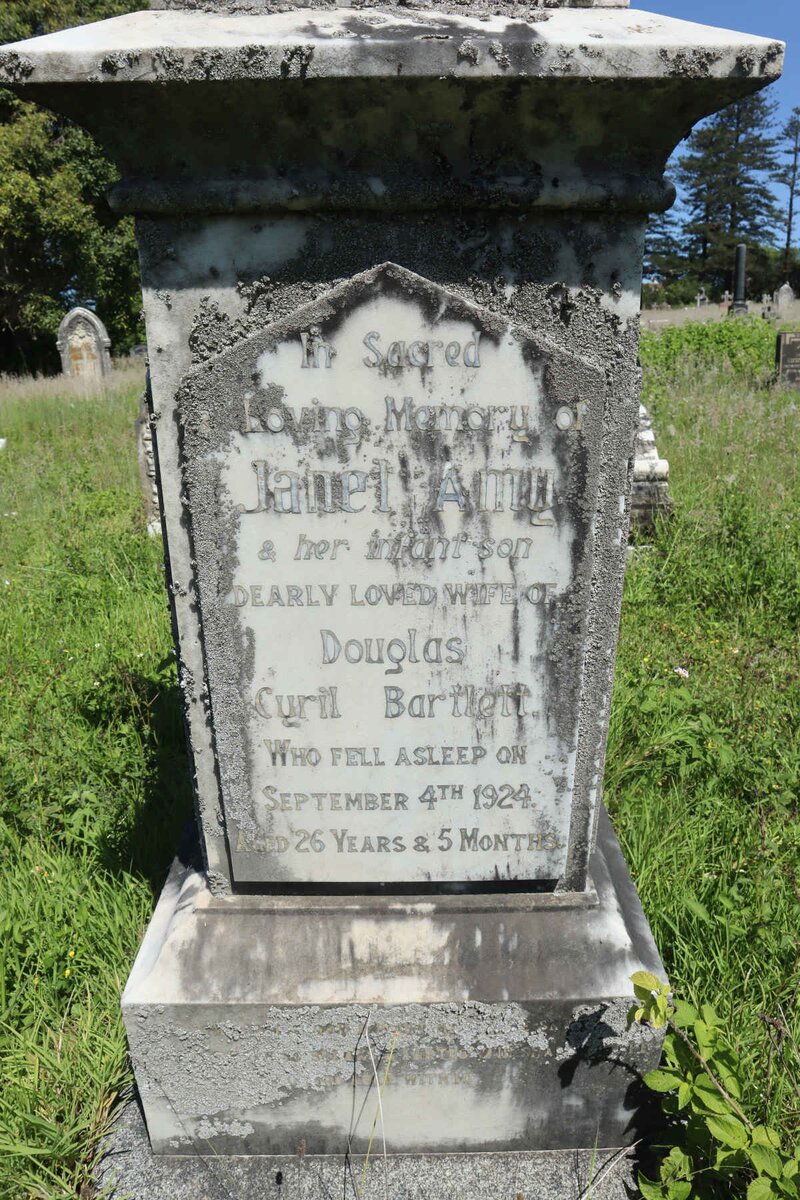 BARTLETT Janet Amy -1924