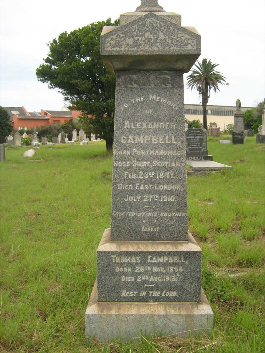 CAMPBELL Alexander 1847-1910 :: CAMPBELL Thomas 1856-1912