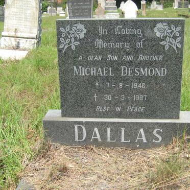 DALLAS Michael Desmond 1946-1987