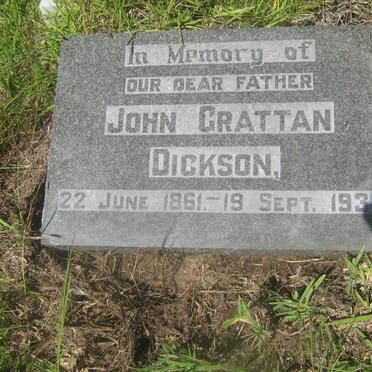 DICKSON John Grattan 1861-1931