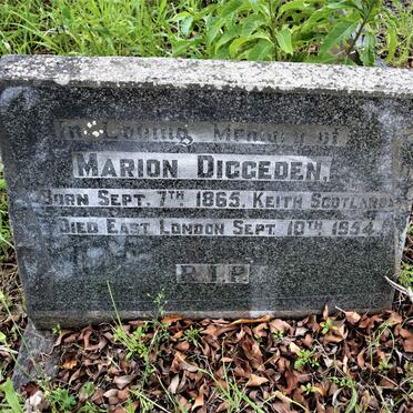 DIGGEDEN Marion 1865-1954