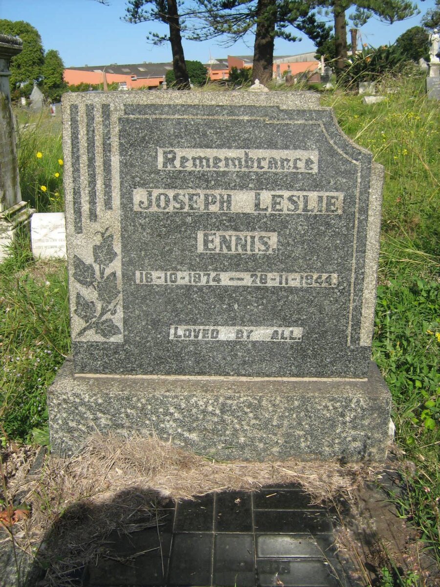 ENNIS Joseph Leslie 1874-1944