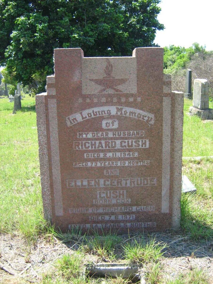 GUSH Richard -1946 &amp; Ellen Gertrude -1971