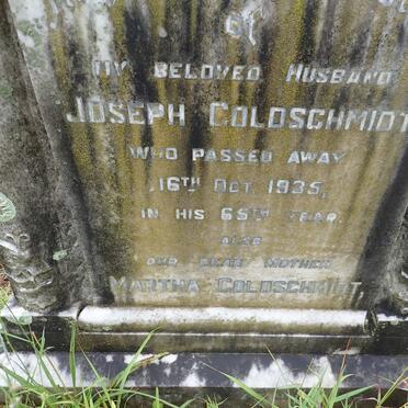 GOLDSCHMIDT Joseph -1935 &amp; Martha